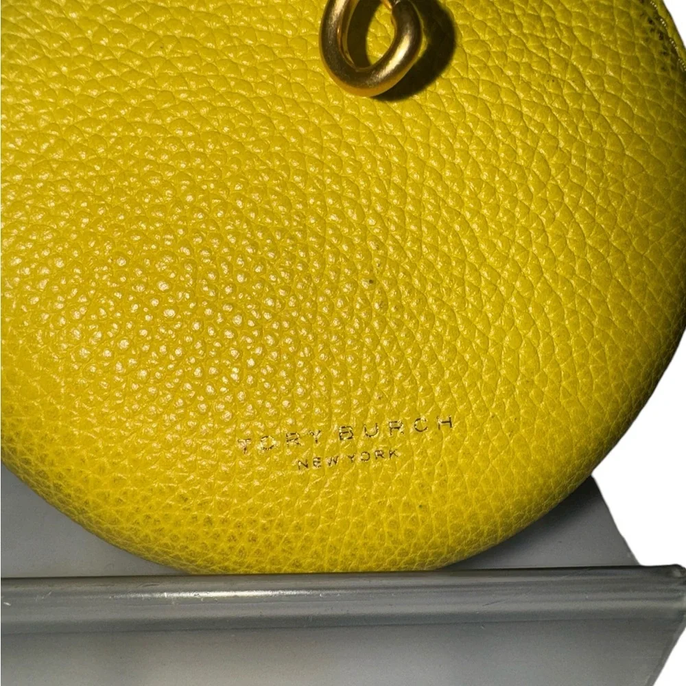 Tory Burch PERRY BOMBE POUCH KEY RING EUC